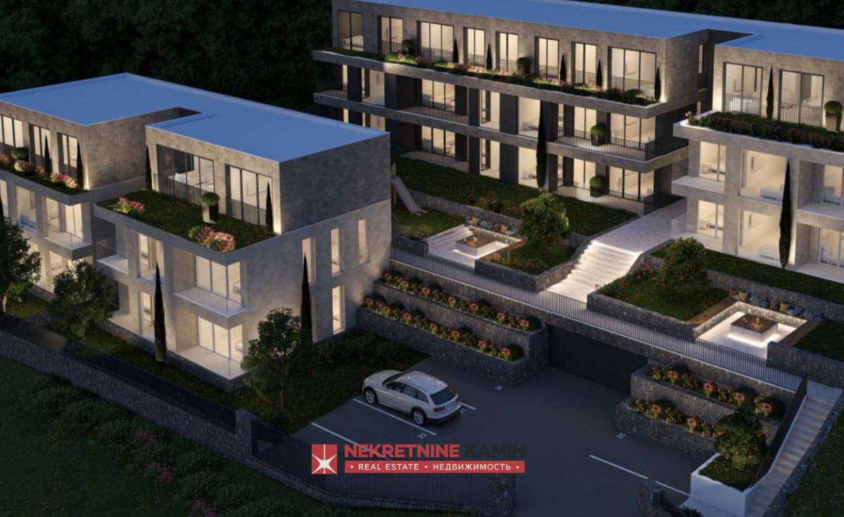 One-Bedroom Apartment under Construction with Sea Views, Muo, Kotor